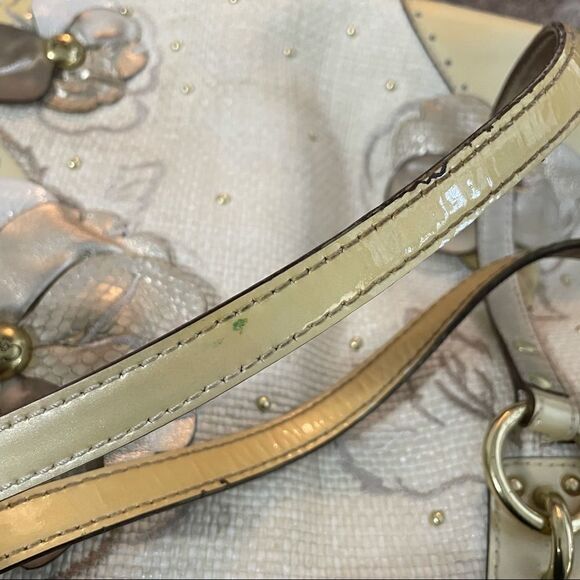 COACH Limited Edition Hamptons Floral Straw Bag 98 - Picture 10 of 14